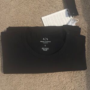 Armani Exchange A|X Black Tee